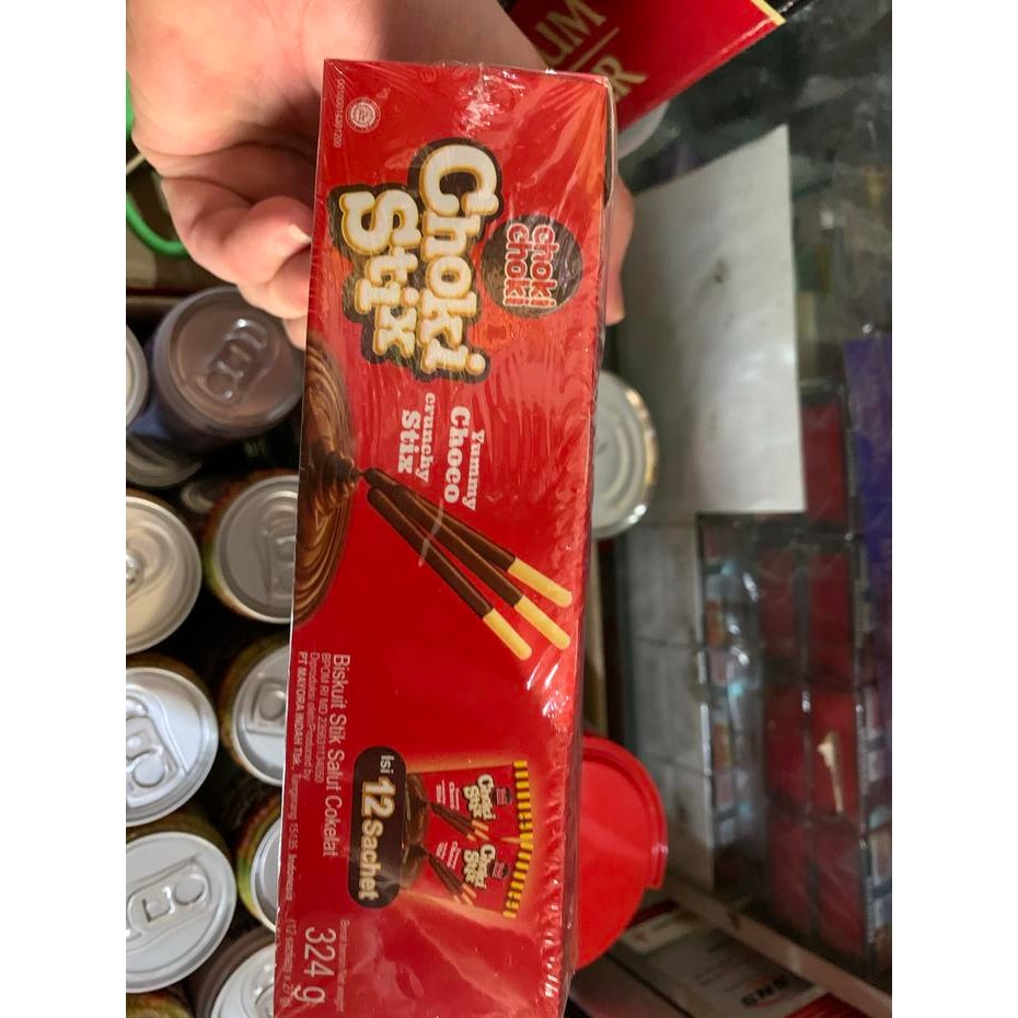 

CHOKI STIX 1 BOX ISI 12 SACHET