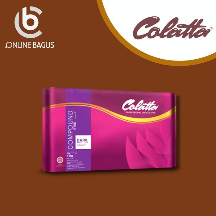 

COKLAT BATANG - COLATTA DARK CHOCOLATE COMPOUND 1KG