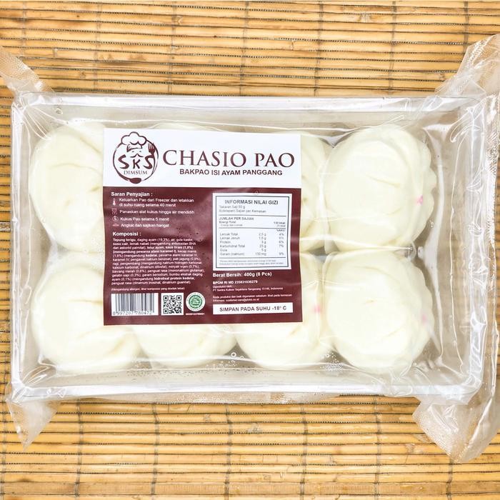 

DIMSUM BAKPAO AYAM PANGGANG SKS FROZEN - ISI 8PCS