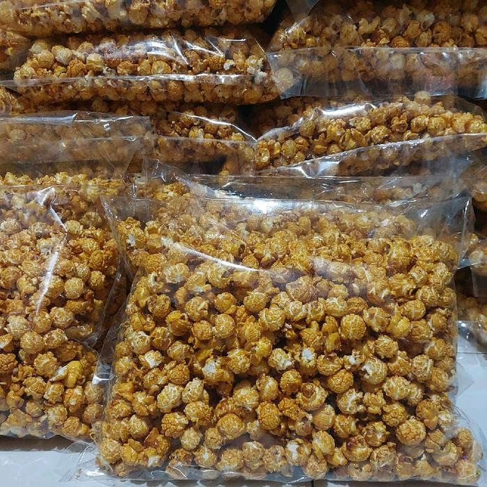 

POPCORN CARAMEL MUSHROOM - TWIN POPCORN - 500GR TERMURAH CRISPY- MAKANAN RINGAN - CAMILAN FOOD -