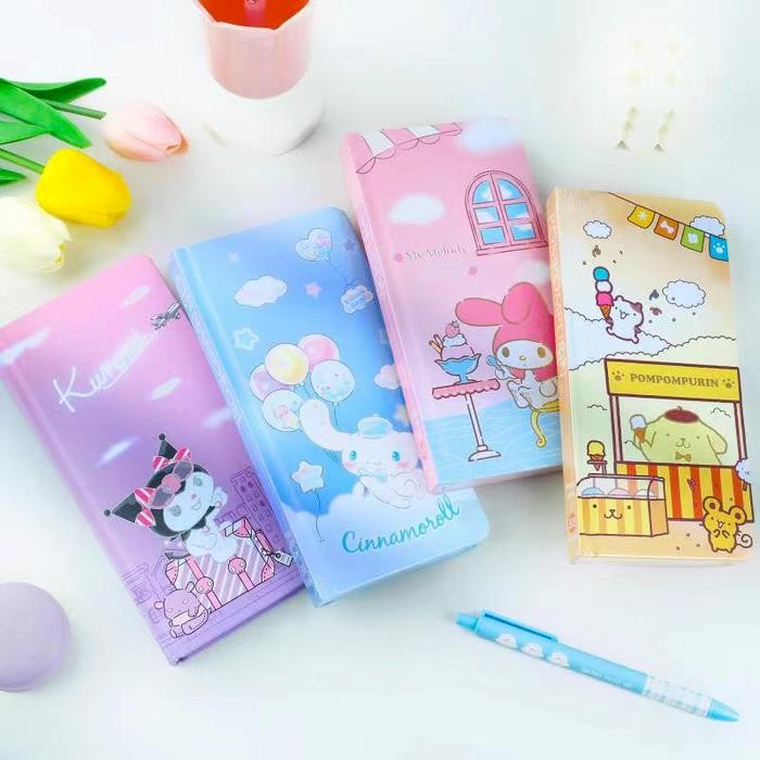 

NOTEBOOK DIARY HANDBOOK KT SANRIO WEEKLY PLANER CINAMORROL MELODY KUROMI SQUARE GRID INNER PAGE FOR