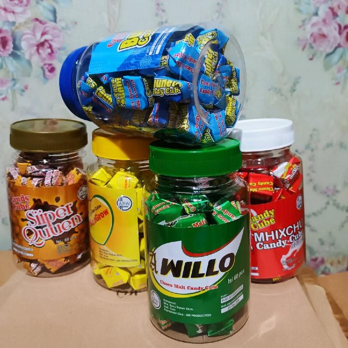 

CANDY CUBE ISI TOPLES 60 PCS