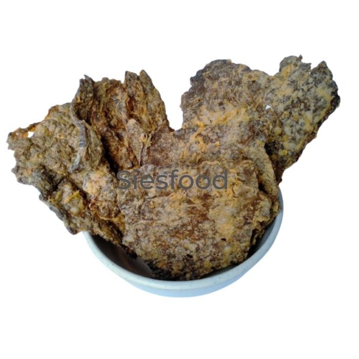 

KERIPIK PARU SAPI SUPER 325GR (200GR +125GR) BONUS 25GR. PARU GORENG KERUPUK PARU CEMILAN KERIPIK