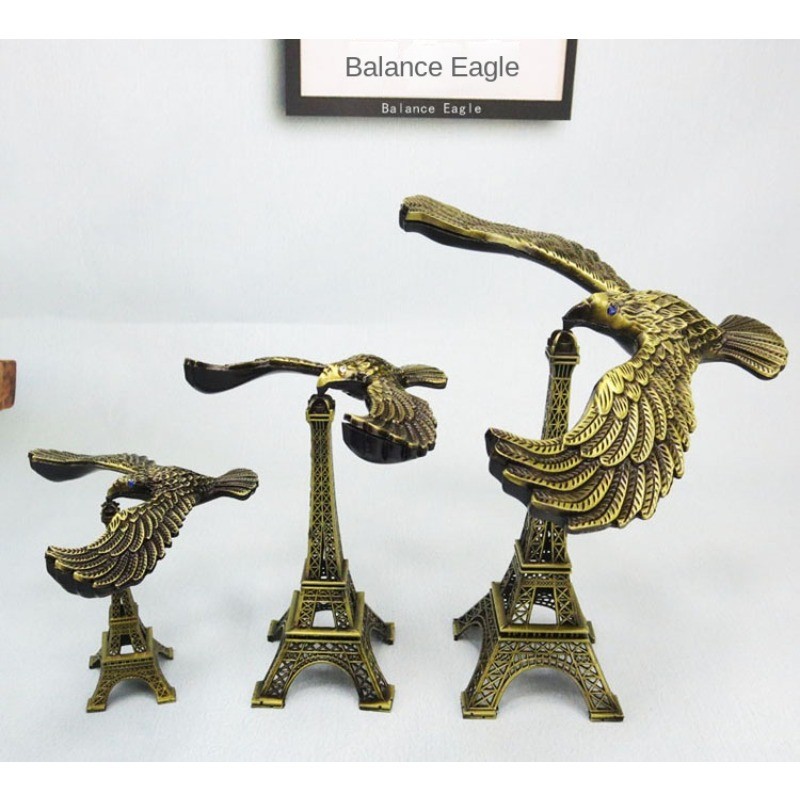 Balance Eagle Gravity Metal Eagle Balance Bird Perpetual Motion Toy Desktop Black Tech Magnetic Levi