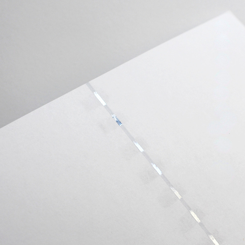 90g Watermark-free Paper Cotton Pulp Security Paper Silver Safety Thread Report Qualified Ticket Off