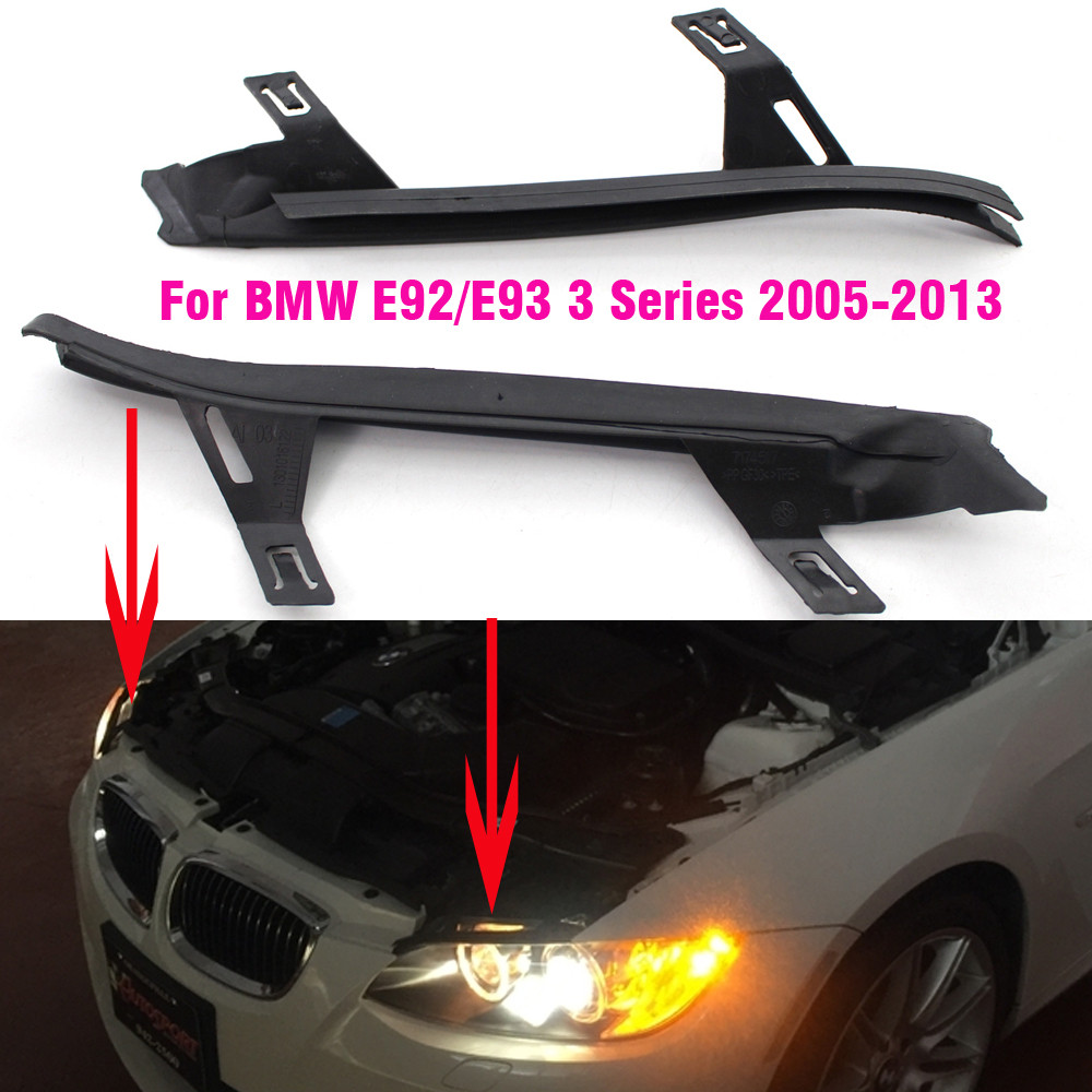 Car Headlight Lens Shell Covers Headlight Lens Gasket Seal Side For BMW E92/E93  3  Series 631171745