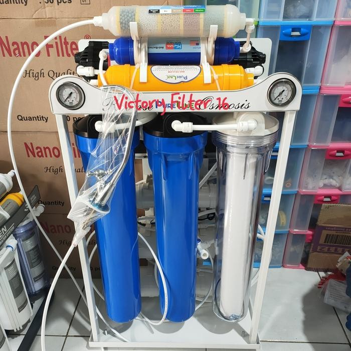 TERLARIS mesin ro 1000gpd 12step+UV
