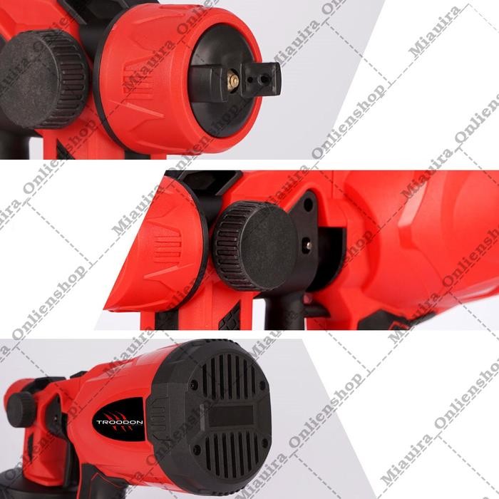 Termurah Spray Gun Cordless Mesin Elektrik Alat Semprot Cat Listrik Paint 21V Troodon
