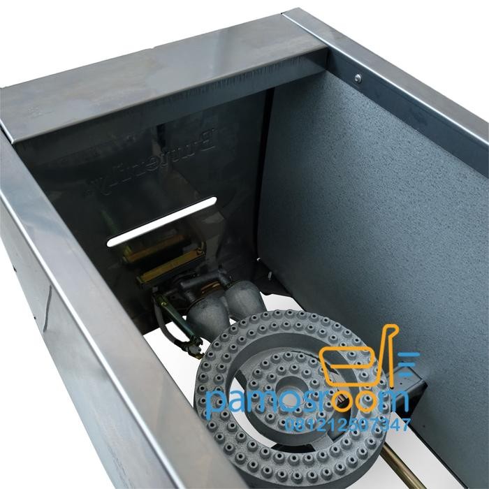 Gas Deep Fryer Kompor 6L Butterfly Fry-1238 C / Fry 1238S Stainless