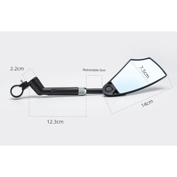 Spion Sepeda ROCKBROS 26210005001 Bicycle Rear View Mirror Kaca Spion