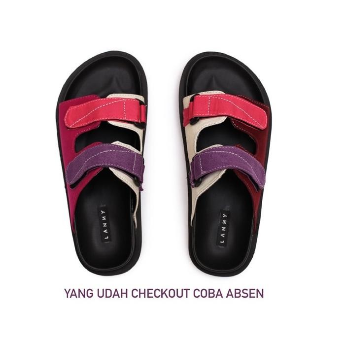 Lotso Series Sendal Flat Wanita Estetik Sandal