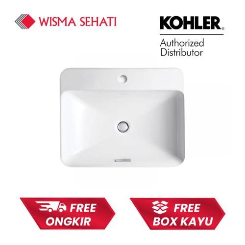 KOHLER Ex-Display Wastafel Putih Lavatory W/Faucet Deck K-2660X-1-0