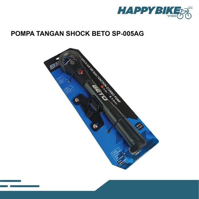 BETO Mini Pump SP-005AG Pompa Shock Sepeda MTB Downhill BMX Alloy