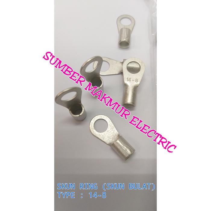 Termurah Skun Ring 14-8 (16Mm) / Skun Bulat 14-8 (16Mm) Polos