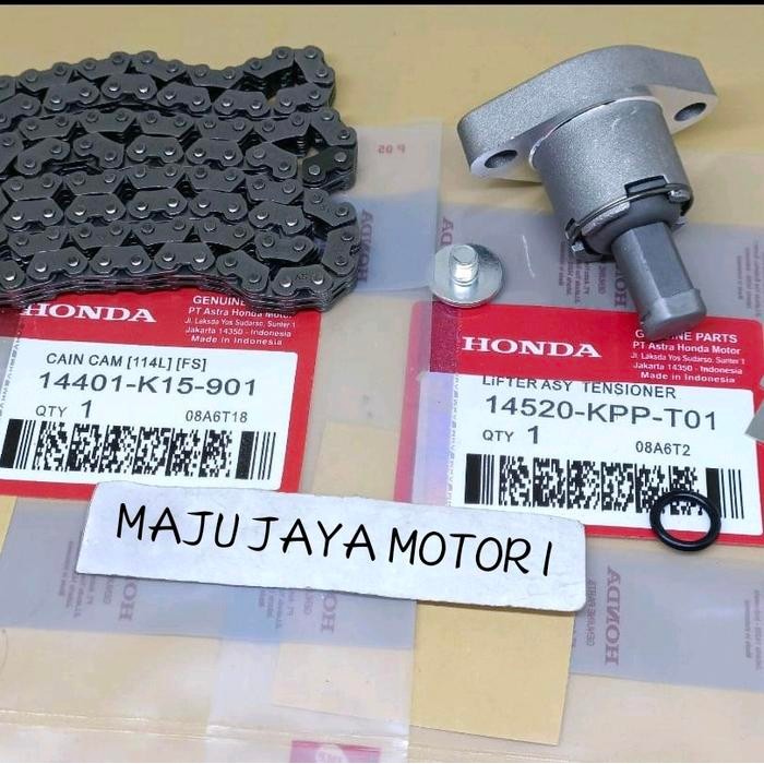 RANTAI KETENG K15+TONJOKAN KETENG KPP HONDA CB150R OLD CBR150 ORI