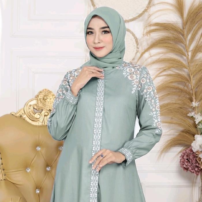 Gamis Madina Renata Bordir COD Gamis Bordir Toyobo