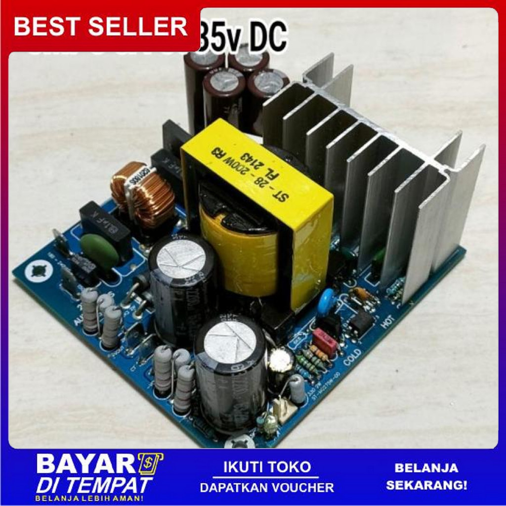 FREE ONGKIR SMPS 8A CT 35V MICRO GUREM PENGGANTI TRAFO 10A CT 32 VOLT POWER SUPPLY UNIT  BISA COD