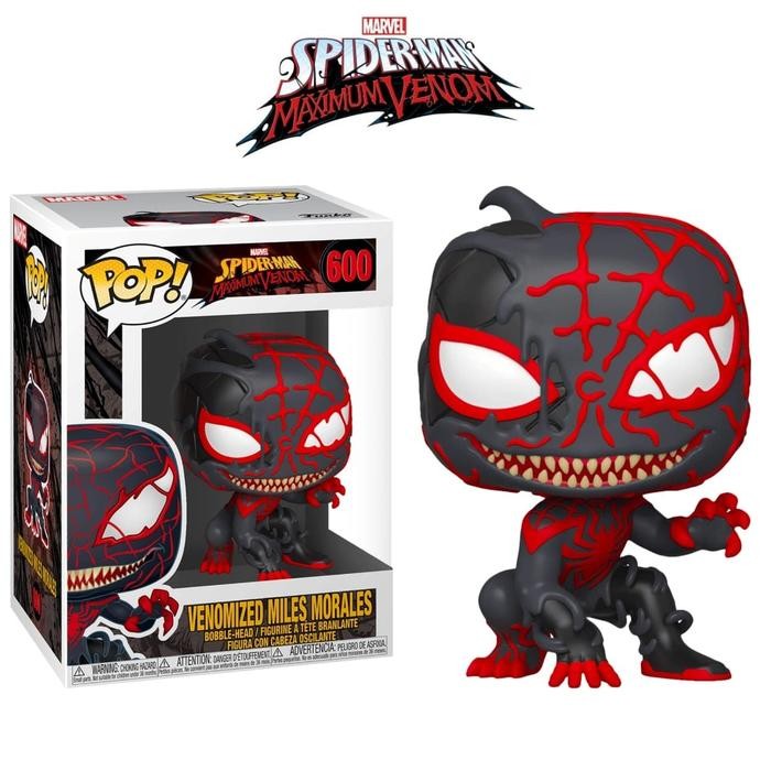 Original Funko POP Maximum Venom - Venomized Miles Morales #600