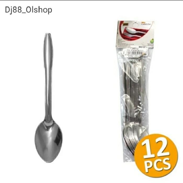 (1 Lusin) Sendok Kecil Stainless Tebal Golden Flying Fish SK-0102