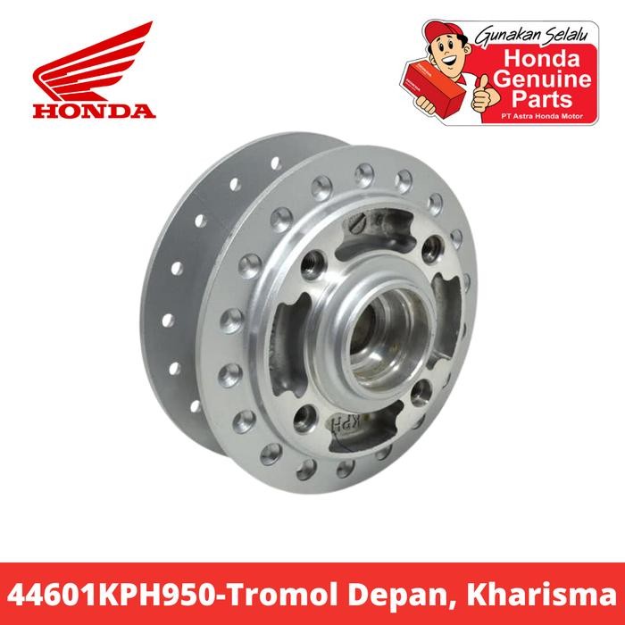 (TERLARIS) Tromol Roda Depan (HubFRWheel)-Kharisma,Supra X 125 FI - 44601KPH950 (TERBAIK) (TERBARU)