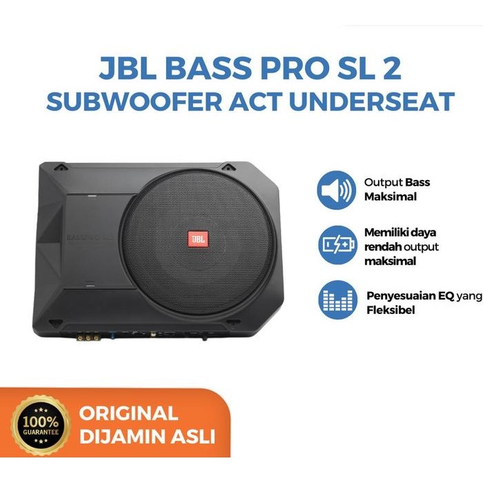 Promo Jbl Basspro Sjbl Bass Pro Sl 8 " Subwoofer Kolong & Bass Kontrol