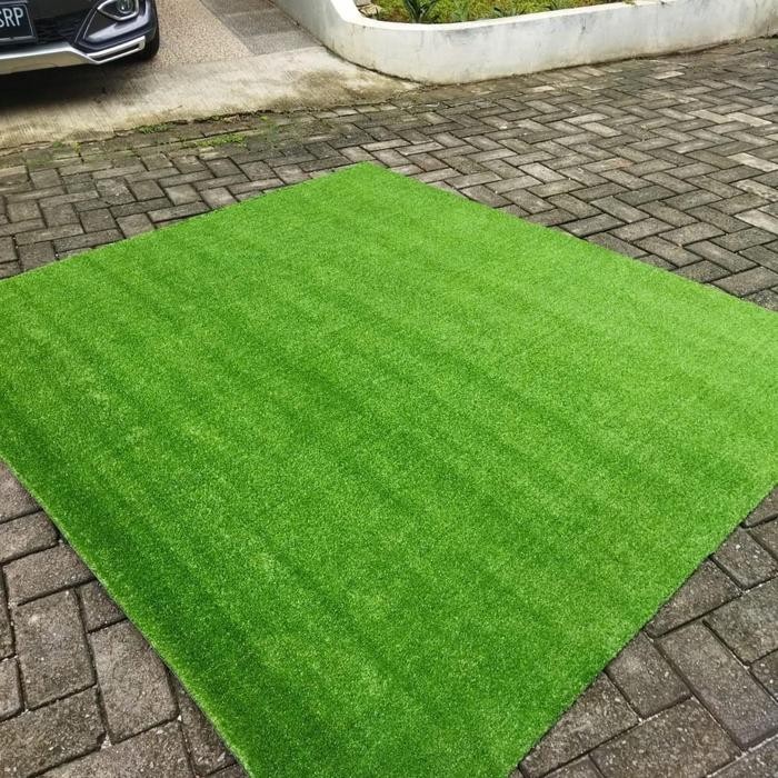 Rumput Sintetis Swiss Tebal 2Cm 1X1 Meter Persegi /Rumput Sintetis Swiss /Rumput Sintetis