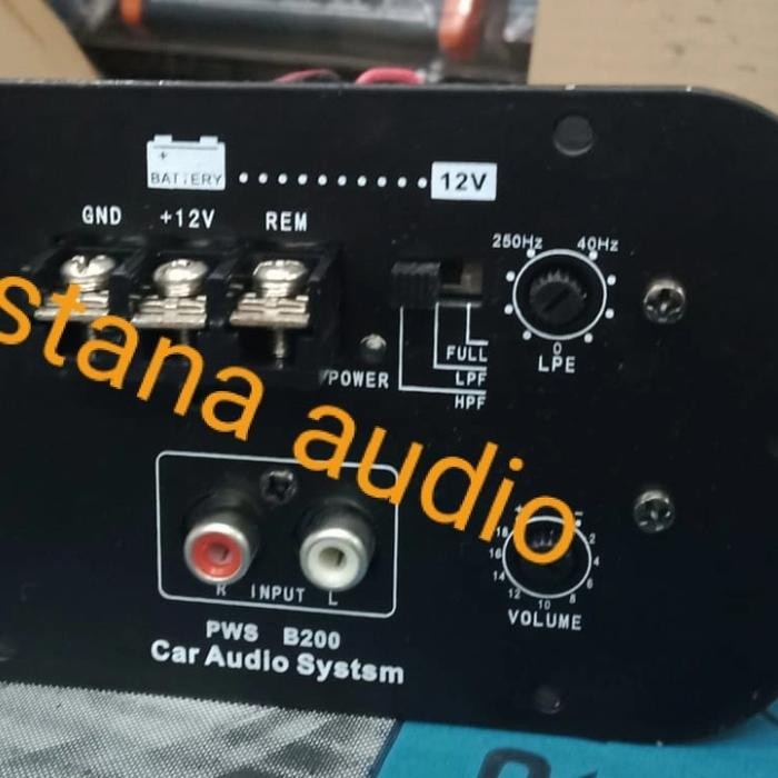 Bagus Kit Basstube Mobil Modul Aktif 12V 450W Input Tenaga Kuat