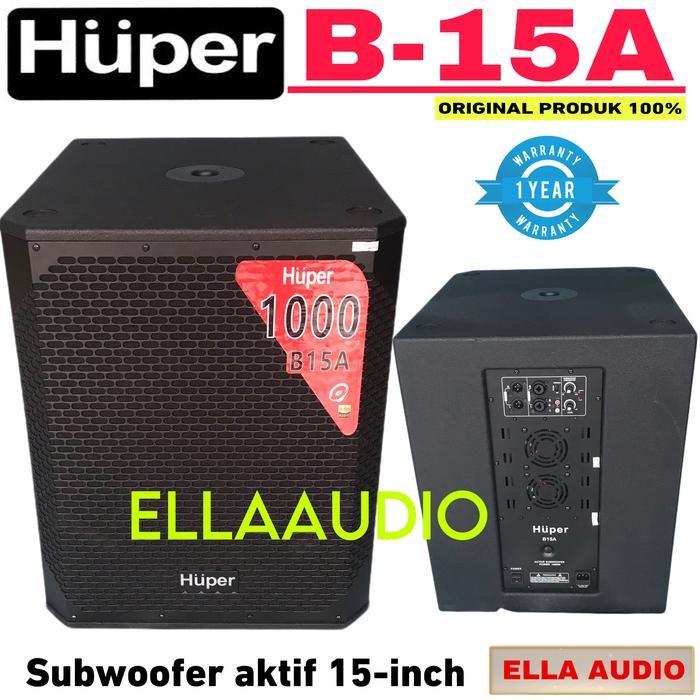 Paling Murah Huper Subwoofer Aktif B15A B-15A 15-Inch Subwoofer Aktif Huper