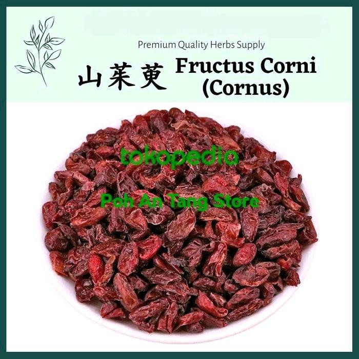 

Fructus Corni Cornus Beri Japanese Cornelian Cherry San Zhu Yu Berry