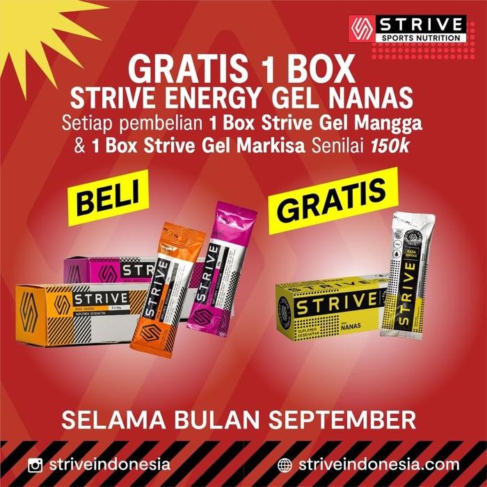 

Beli 1 Box Strive Gel Mangga&1 Box Markisa Free 1 Box Strive Gel Nanas