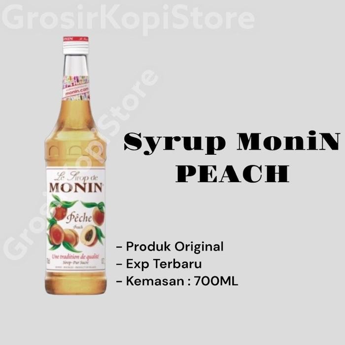 

syrup monin peach 700ml sirup