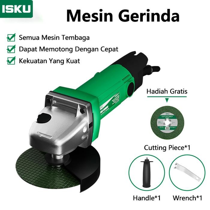 Hitachi Tools - Mesin Gerinda Gurinda Grinda Tangan/Grinder Free Mata Potong