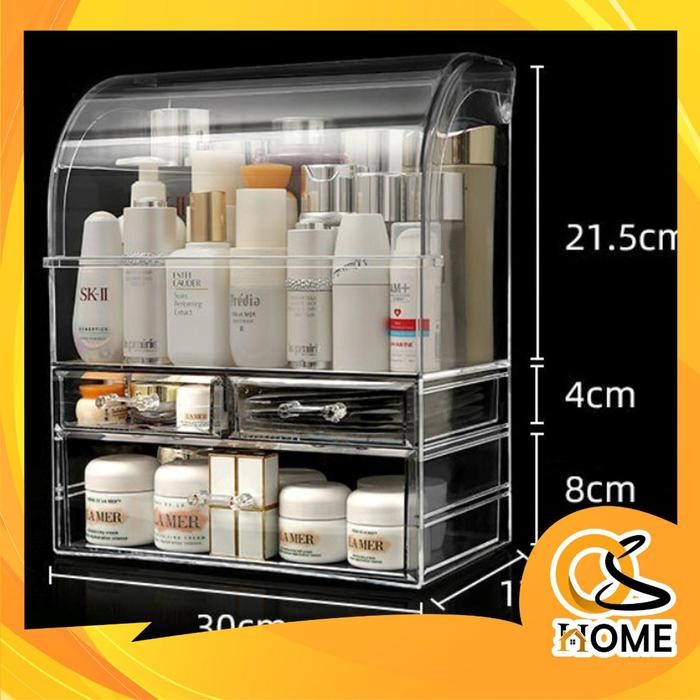 

BISA COD R6024 Rak Kosmetik Multifungsi / Rak Kosmetik Akrilik Transparan / Tempat Penyimpanan