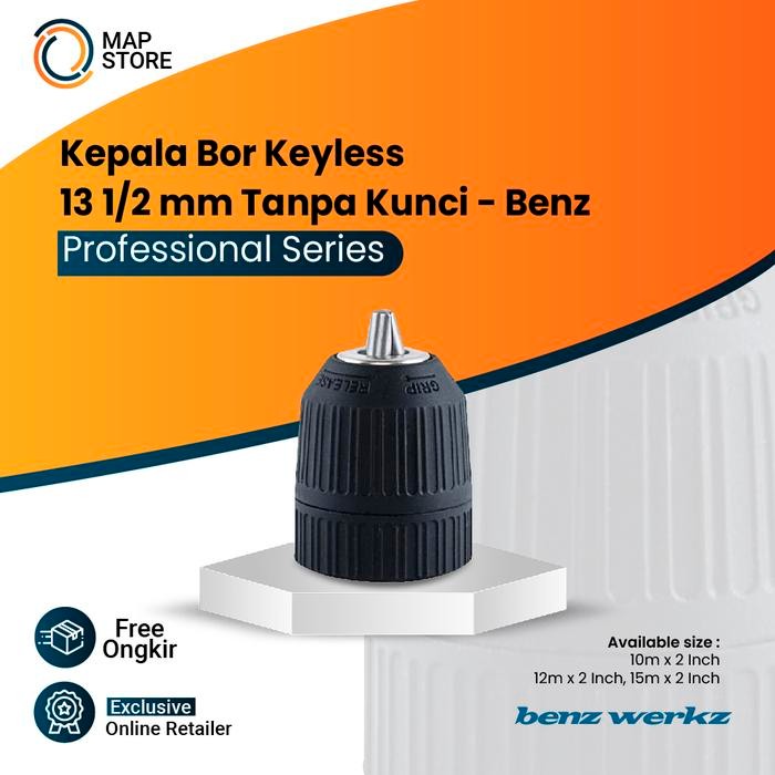 Hitachi Tools - Benz Kepala Bor 13 1/2 Mm Tanpa Kunci