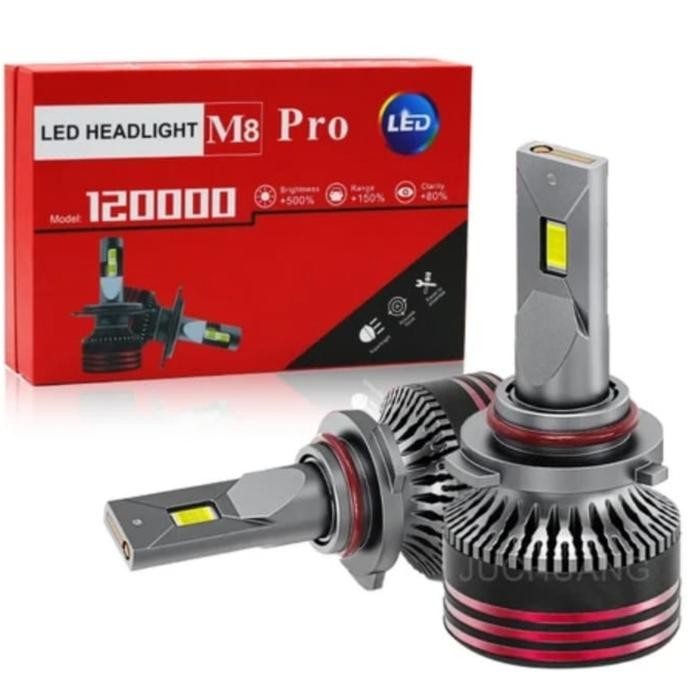 (TERLARIS) LED M8 MAX 60WATT H4 H11 HB3 HB4 H1 H7 (TERBAIK) (TERBARU) (TERMURAH)