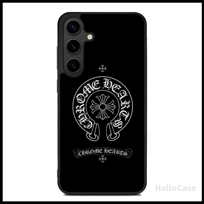 Hybrid Casing Case Samsung Galaxy S25 S24 S23 S22 S21 FE Plus Edge Ultra 5G Chrome Hearts HC420