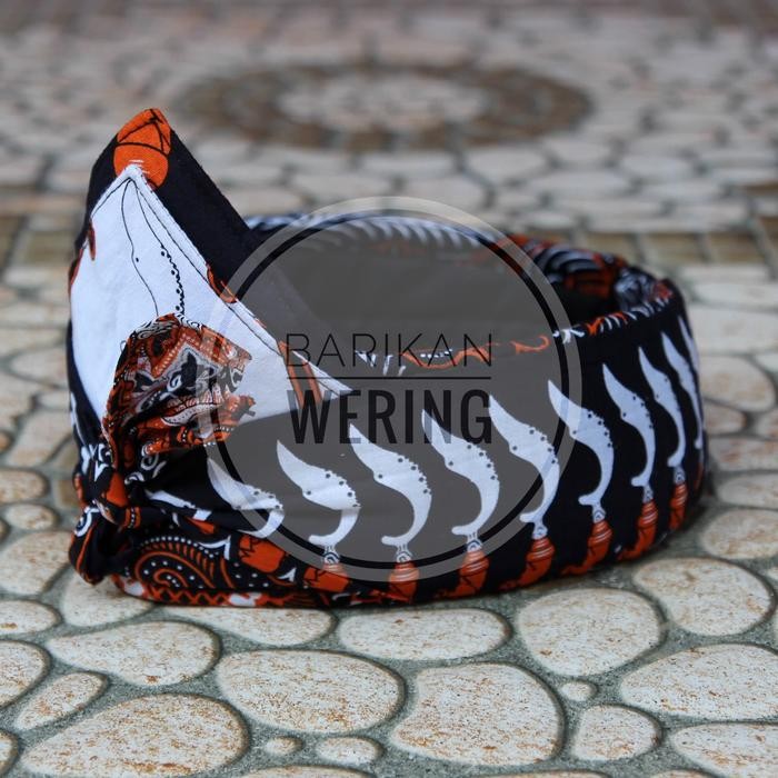 ASLI Blangkon Ikat Iket Totopong Sunda Kujang Padjajaran Siliwangi Pasundan READY STOCK