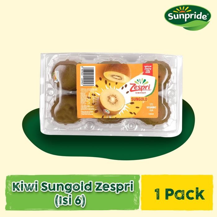 

ASLI Sunpride - Kiwi Sungold Zespri Isi 6 [per pack] READY STOCK