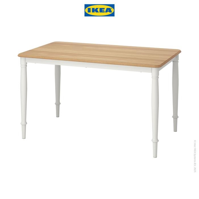 NEW IKEA DANDERYD Meja Makan Minimalis Kayu/Putih 130x80 cm
