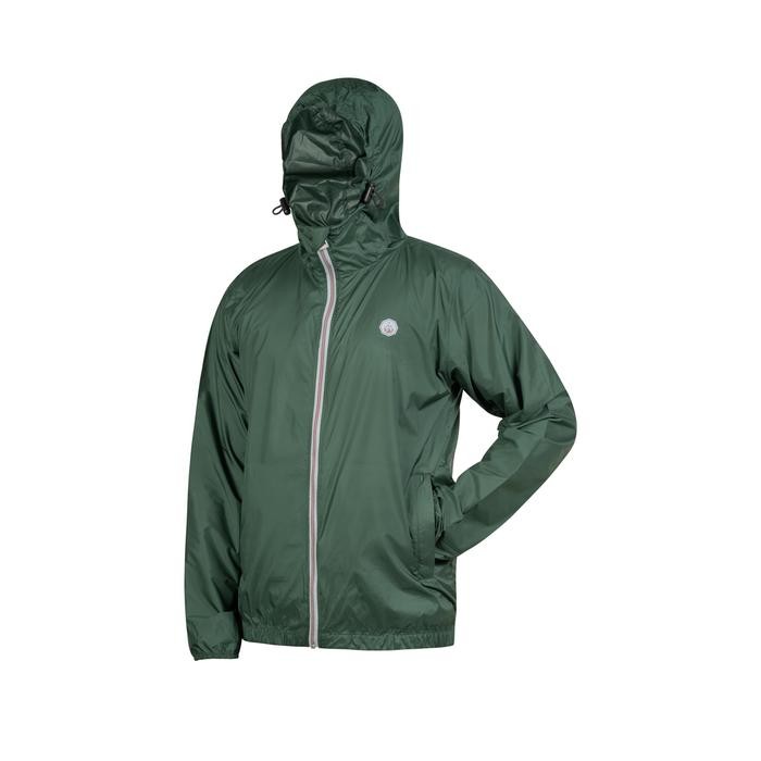 Prung Almac - Jaket Waterproof Sport Jacket Nylon Jaket Olahraga Warna Hijau