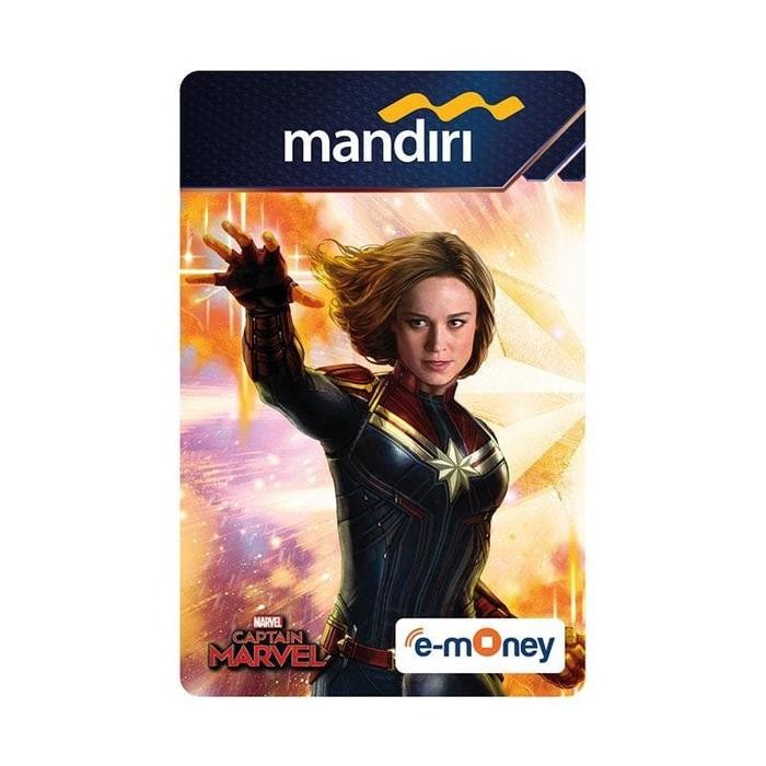 NEW Mandiri Captain Marvel E-Money Kartu Emoney