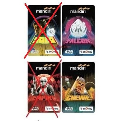 NEW Mandiri E-Money Solo: A Star Wars Story Edition - Kartu Emoney