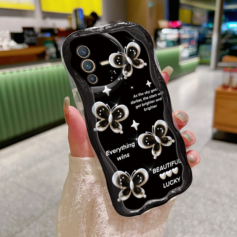 Casing Hp Untuk VIVO V23 5G VIVO V23I 5G VIVO V23E 4G V23E 5G VIVO V23 Pro 5G VIVO Y75 Case kupu-kup