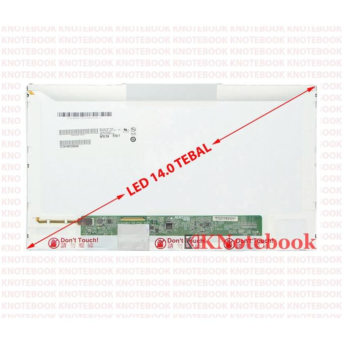 LAYAR LCD LED 14.0 INCH TEBAL LENOVO IDEAPAD G400 G405 G410