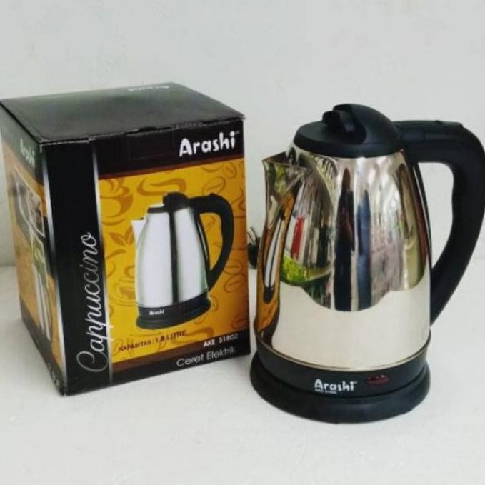 Arashi Kettle Cappucino / Ceret Teko Listrik 1,8L