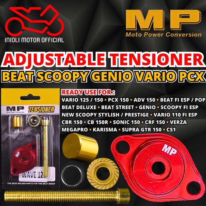 Tensioner Manual Mp Racing Vario 125 150 Fi Esp Pcx Adv 150 Beat Scoopy Vario 110 Fi Esp Beat Deluxe