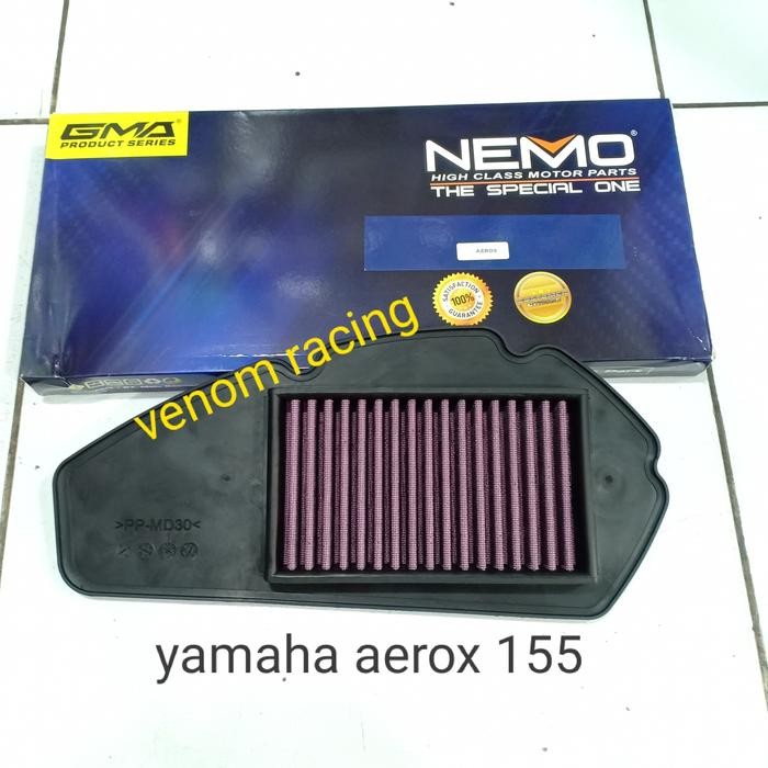 Filter Udara Ferrox Nemo Yamaha Aerox 155 / Air Filter Nemo Aerox 155