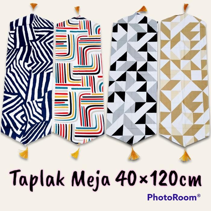 (Ryl) - Taplak Meja Ruang Tamu Serbaguna 1Layer Murah Katun Dekorasi Taplak Meja Hiasan Kain