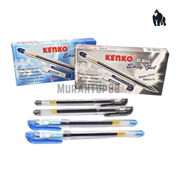 

(Imk) - Pulpen Easy Gel Kenko 0.5 Mm / Ballpoint Lancip Bolpen Tajam Pena Grosir [Per Lusin]