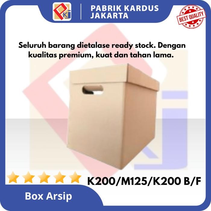 

Box/Kotak Arsip Dokumen Uk 36X25X30 Cm Single Wall